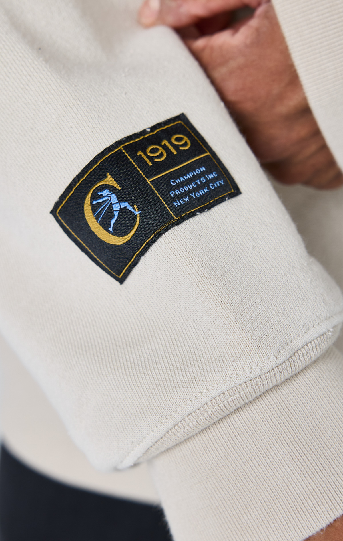 Archive Erkek Bej Boxy Fit Crewneck Sweatshirt | Champion Türkiye