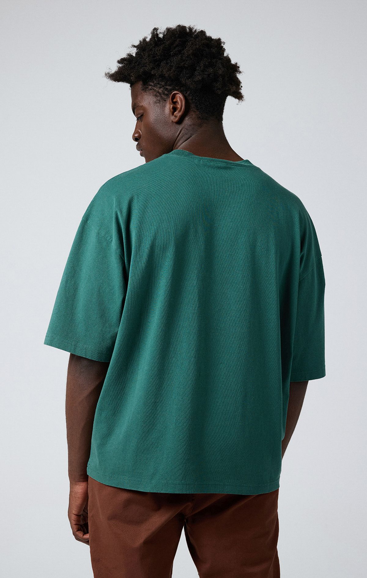 Archive Erkek Yeşil Boxy Fit Crewneck T-Shirt | Champion Türkiye