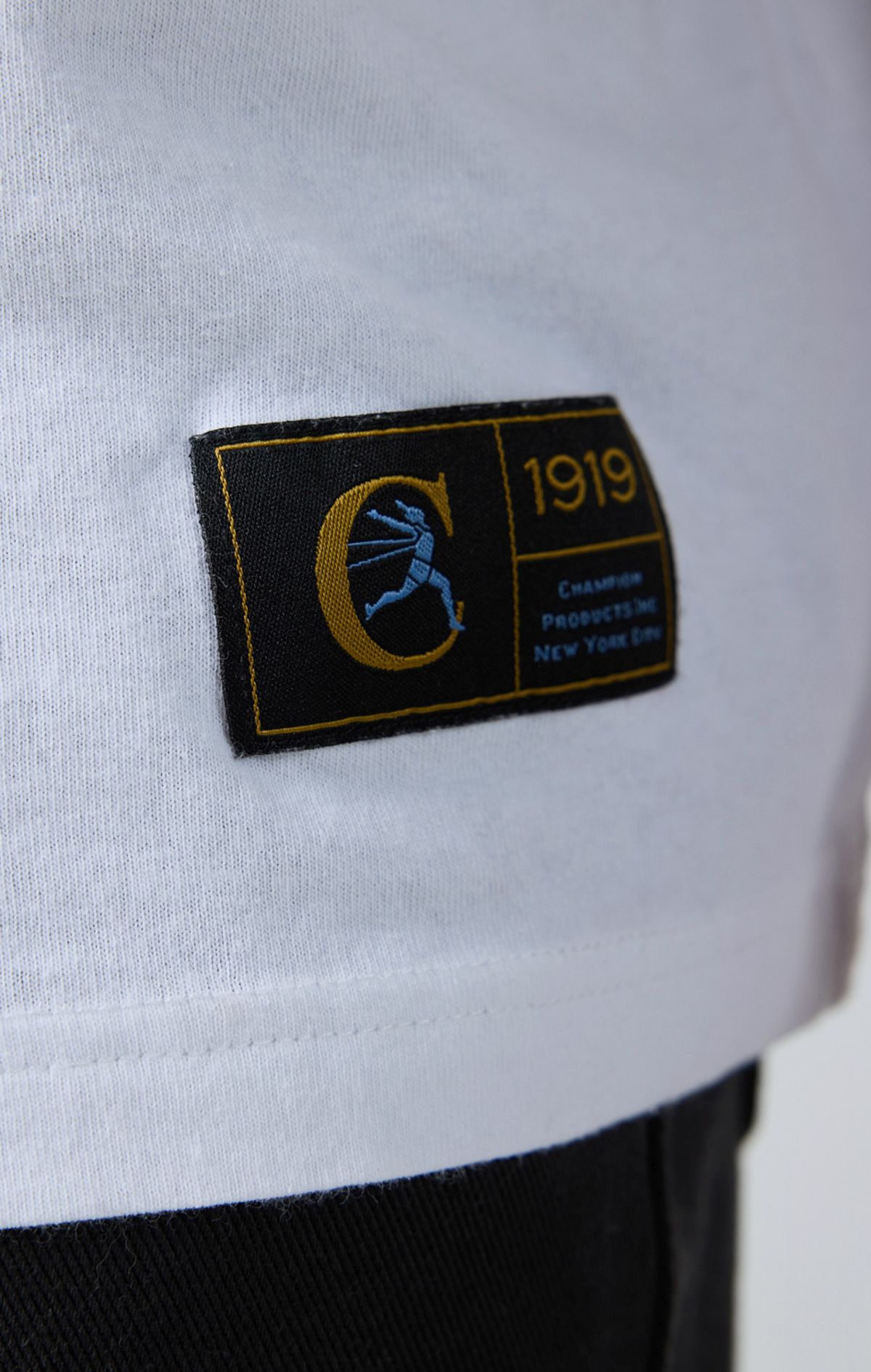 Archive Erkek Beyaz Boxy Fit Crewneck T-Shirt | Champion Türkiye