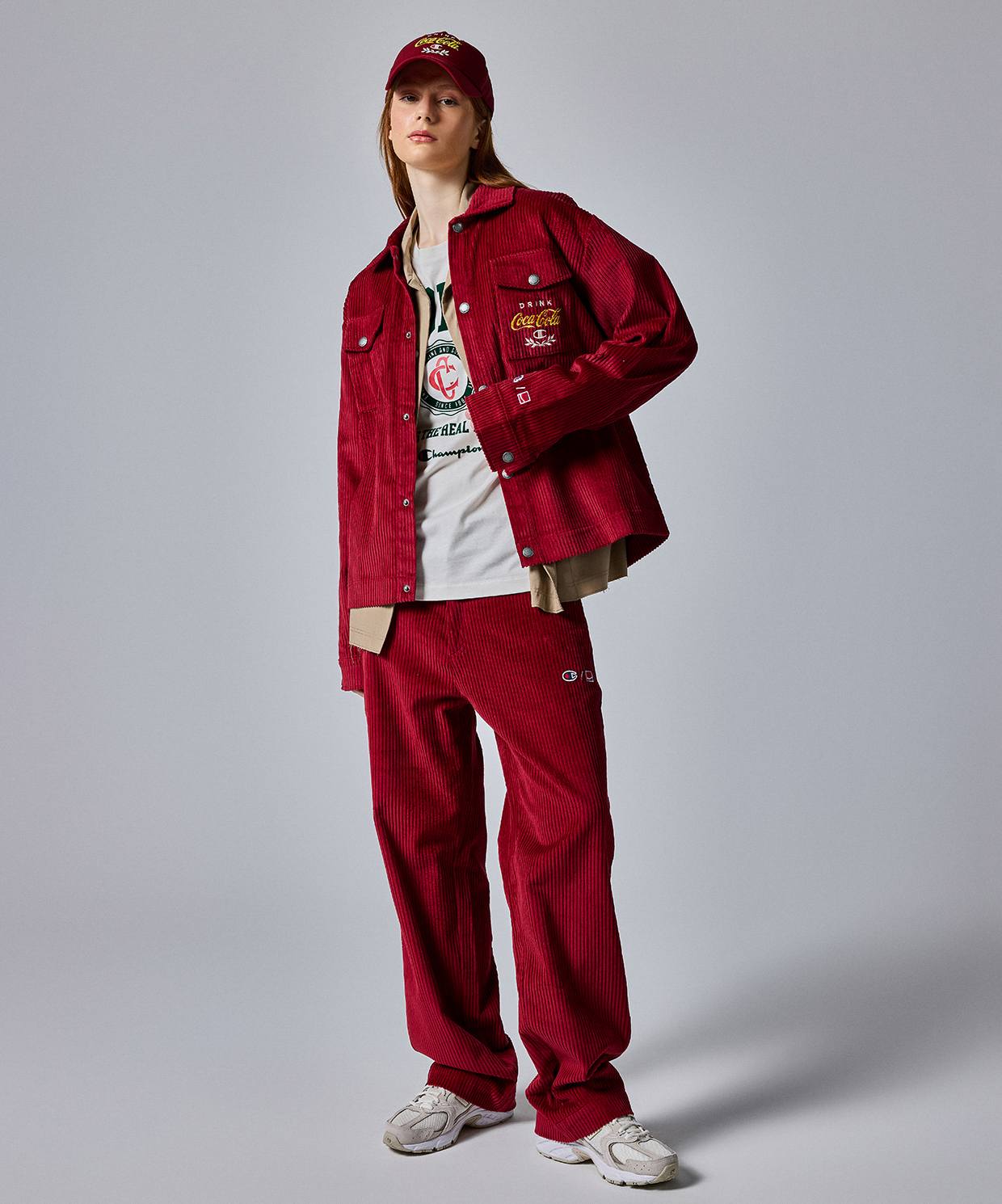 Champion x Coca Cola Erkek Kırmızı Custom Fit Jacket | Champion