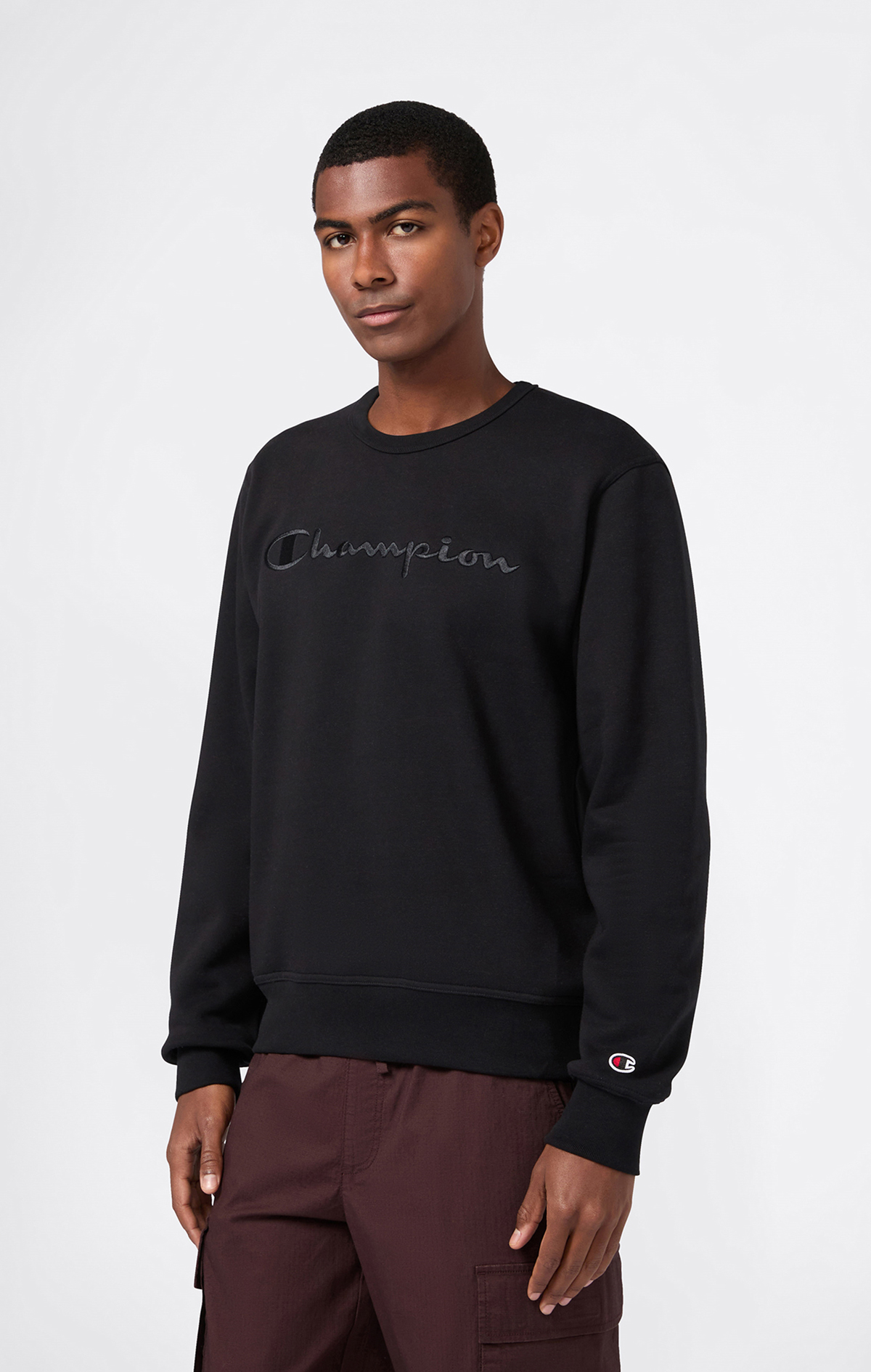 Siyah Crewneck Sweatshirt | Champion Türkiye