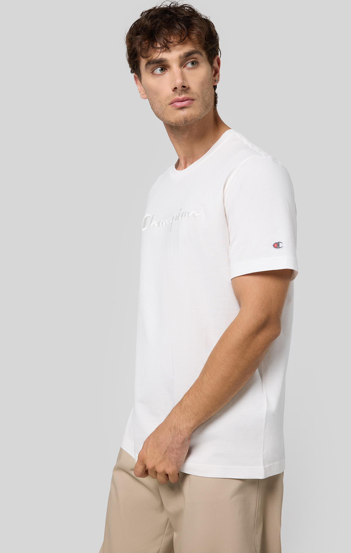 Icons Erkek Yeşil Standard Fit SS Tee | Champion Türkiye