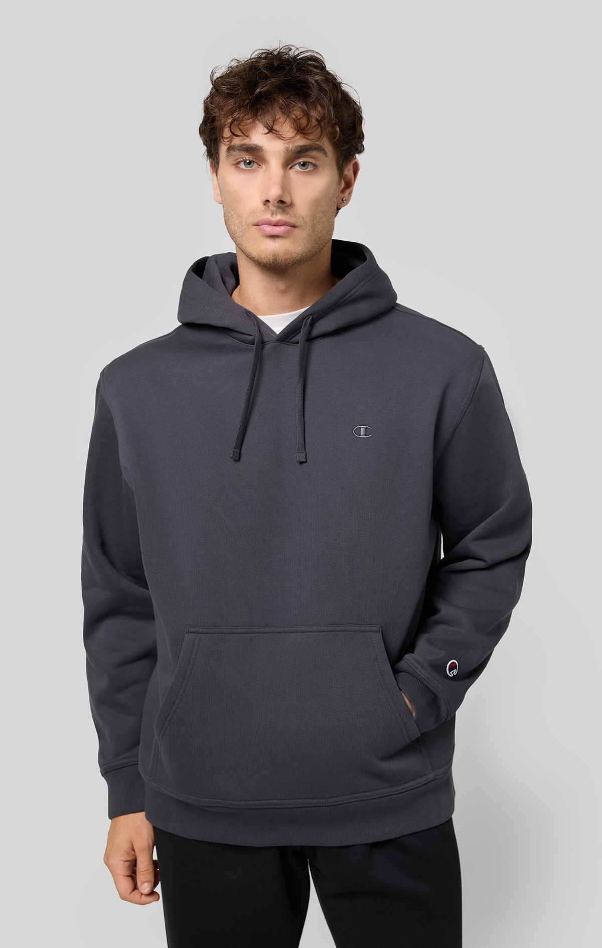 Siyah Hooded Sweatshirt | Champion Türkiye