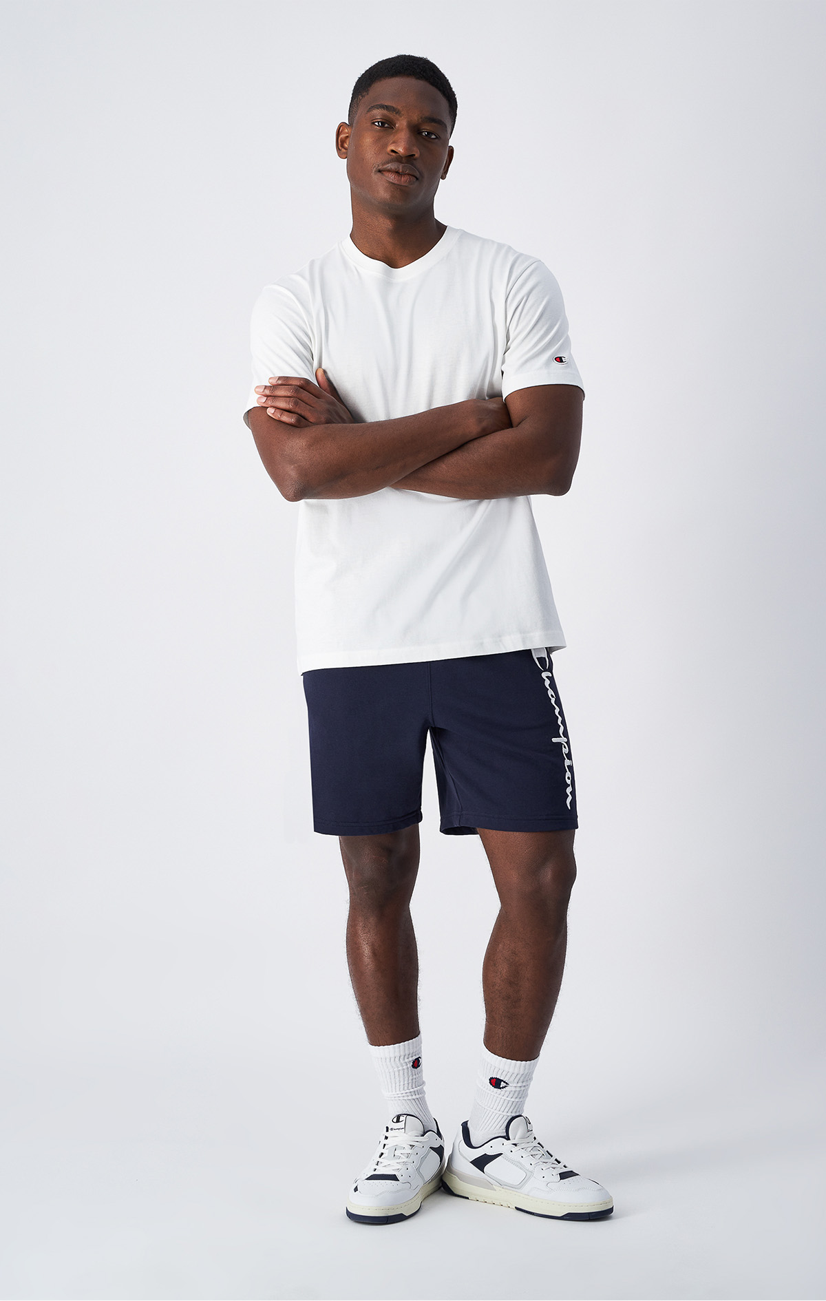 Authentic Pants Erkek Lacivert Standard Fit Shorts | Champion Türkiye
