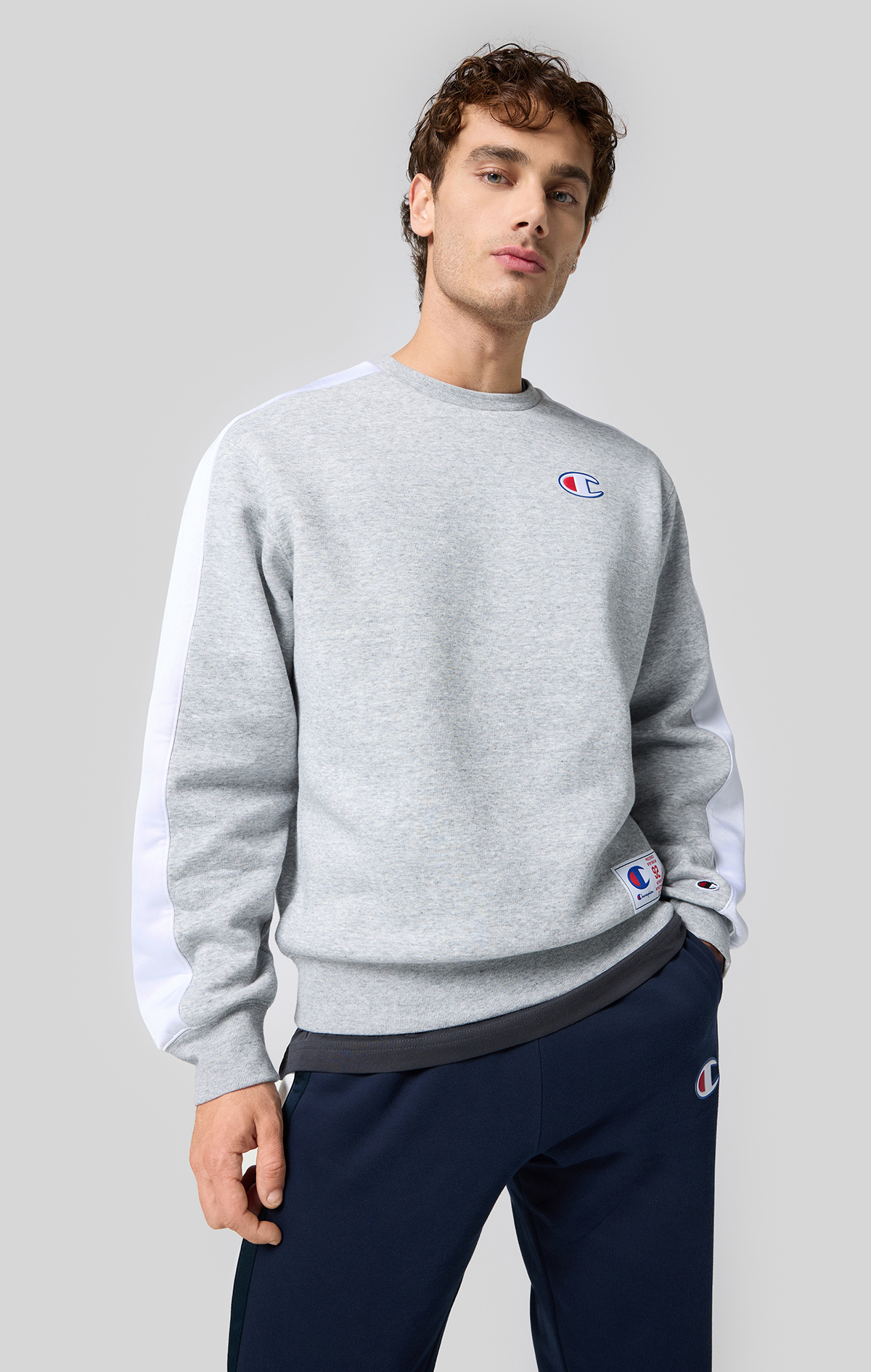 Gri Crewneck Sweatshirt | Champion Türkiye