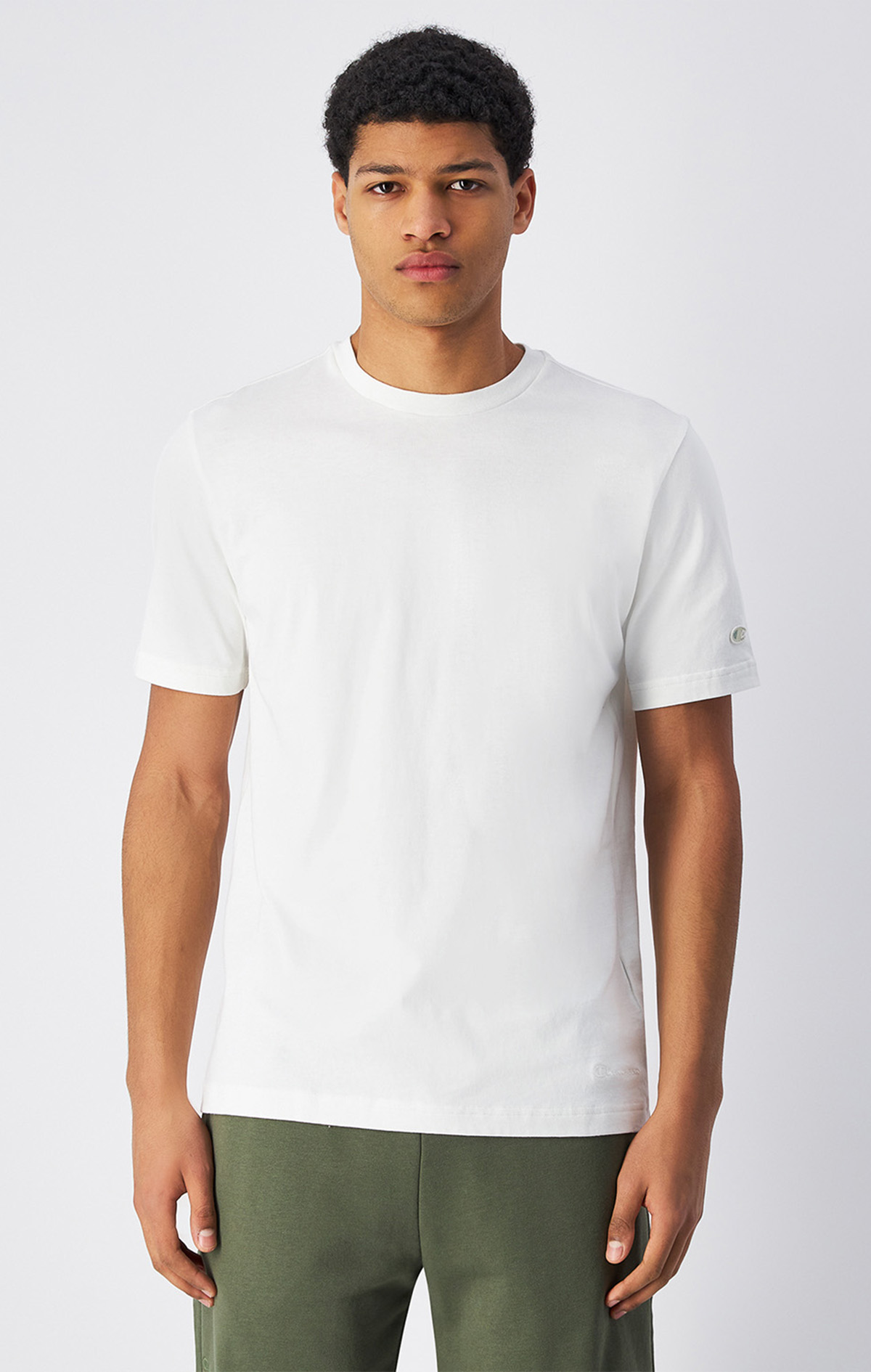 Eco Future Erkek Beyaz Standard Fit SS Tee | Champion Türkiye