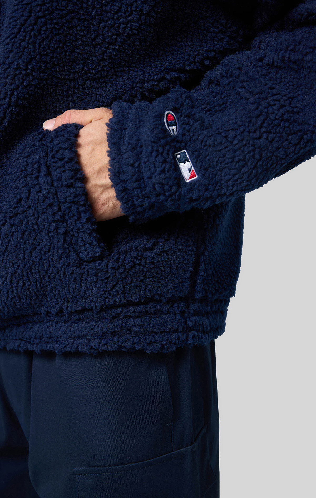 Lacivert Hooded Half Zip Top | Champion Türkiye