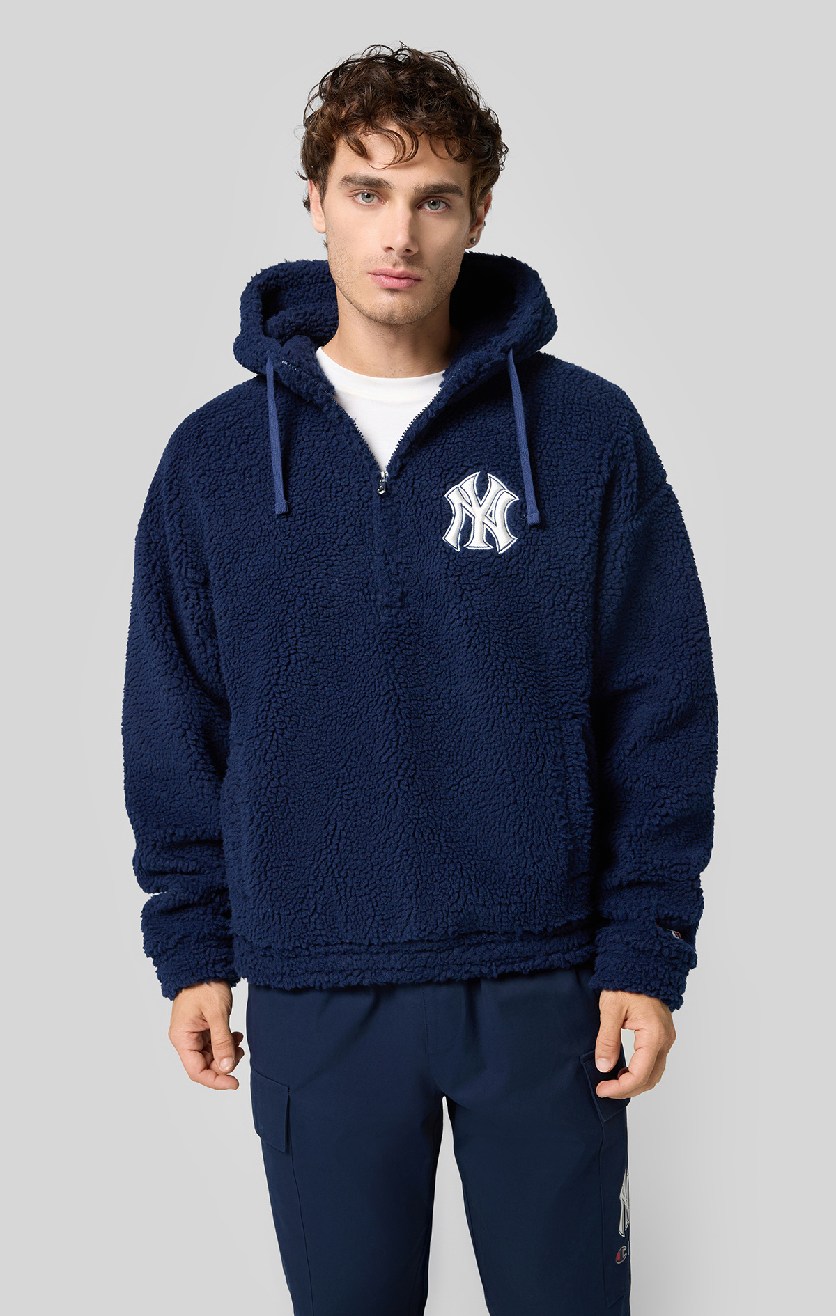 Lacivert Hooded Half Zip Top | Champion Türkiye