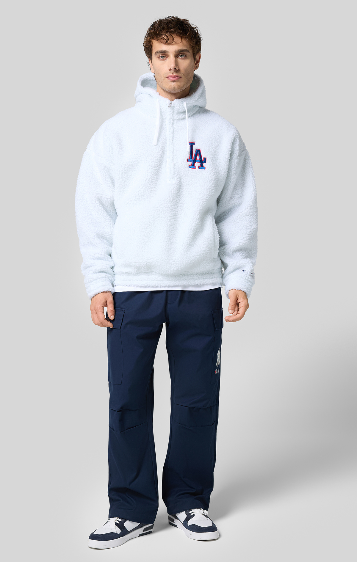 Lacivert Hooded Half Zip Top | Champion Türkiye