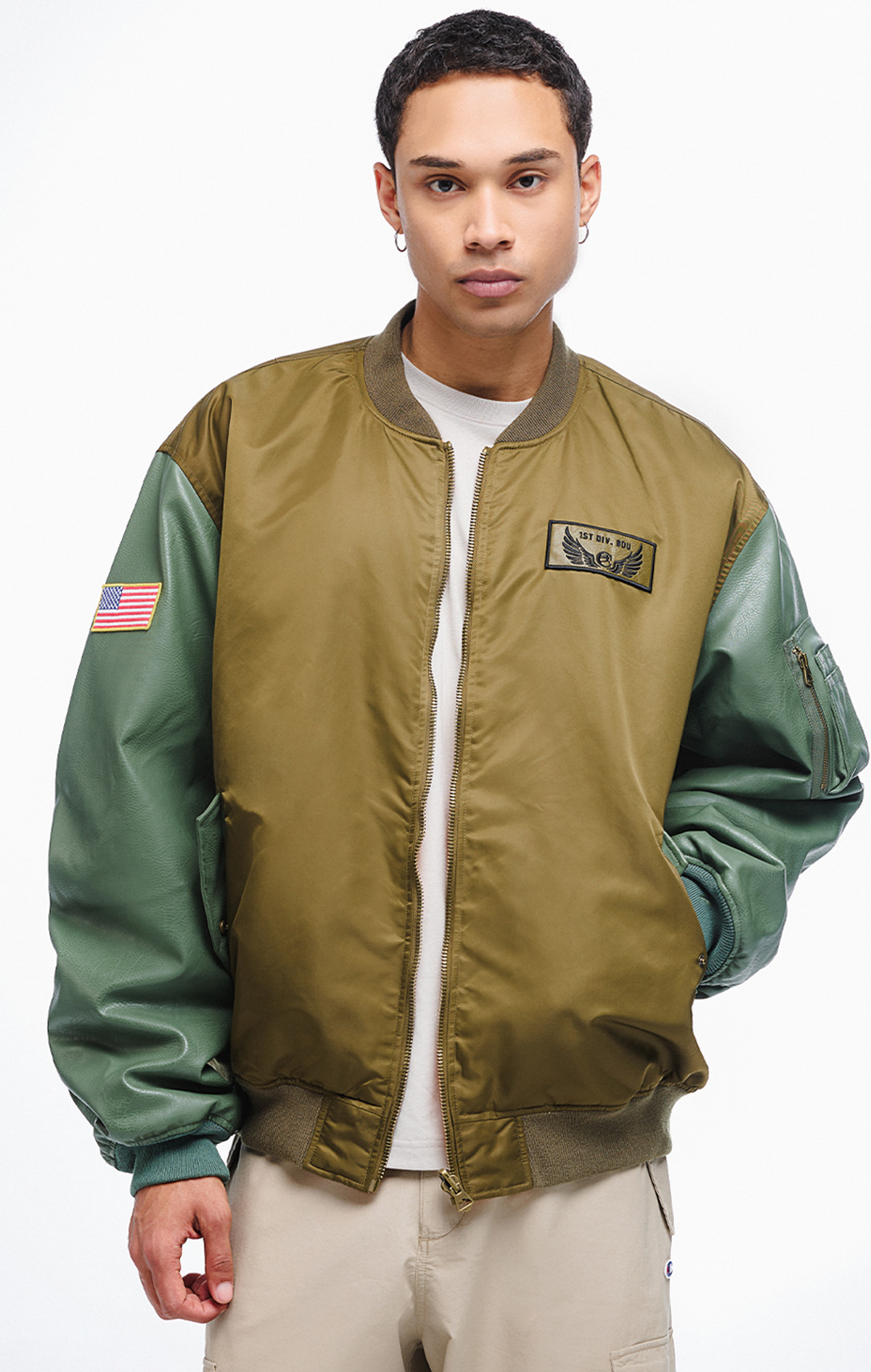 Index & Archive Erkek Kahverengi Bomber Jacket | Champion Türkiye