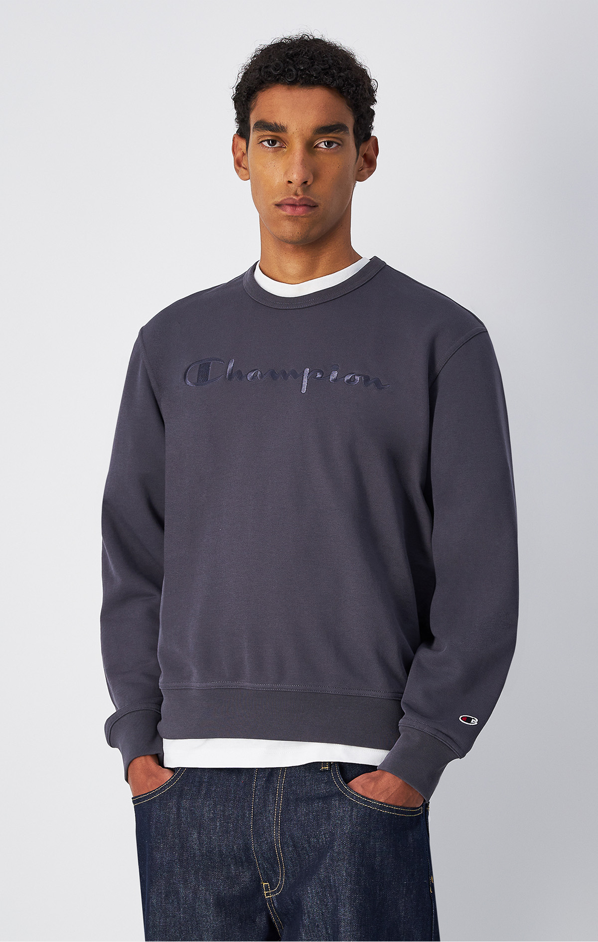 Gri Crewneck Sweatshirt | Champion Türkiye