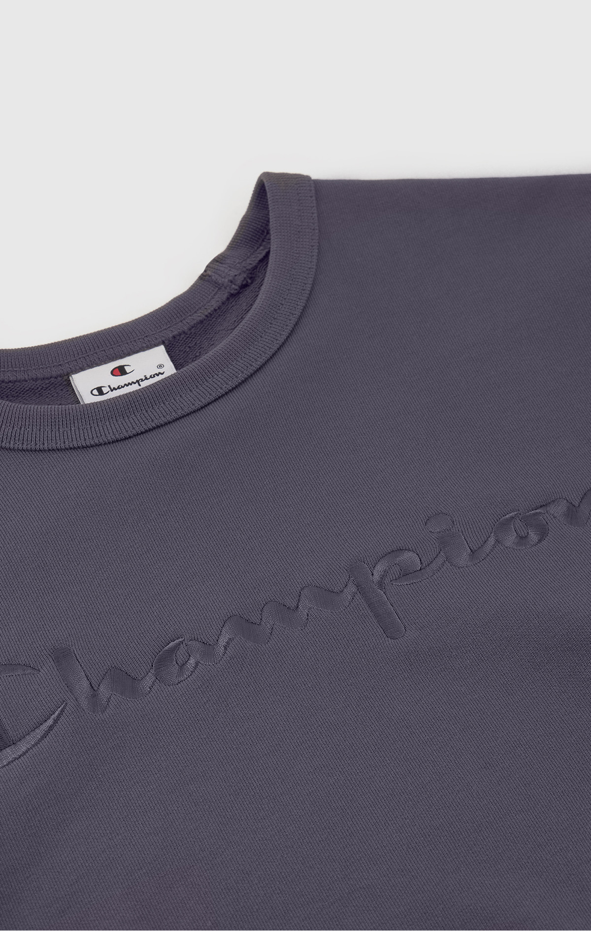 Icons Erkek Mavi Standard Fit Crewneck Sweatshirt | Champion Türkiye