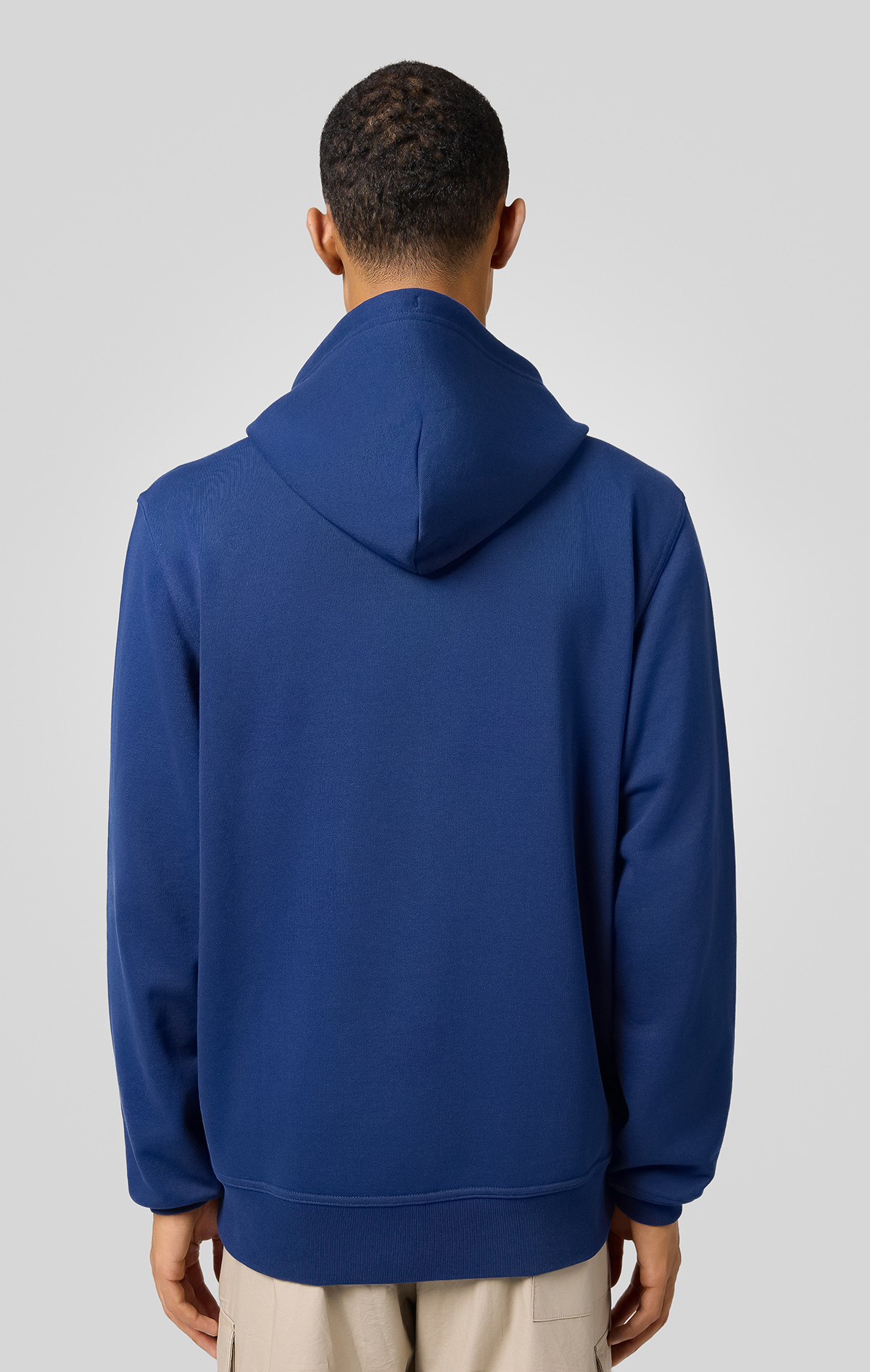 Icons Erkek Lacivert Standard Fit Full Zip Hoodie Sweatshirt