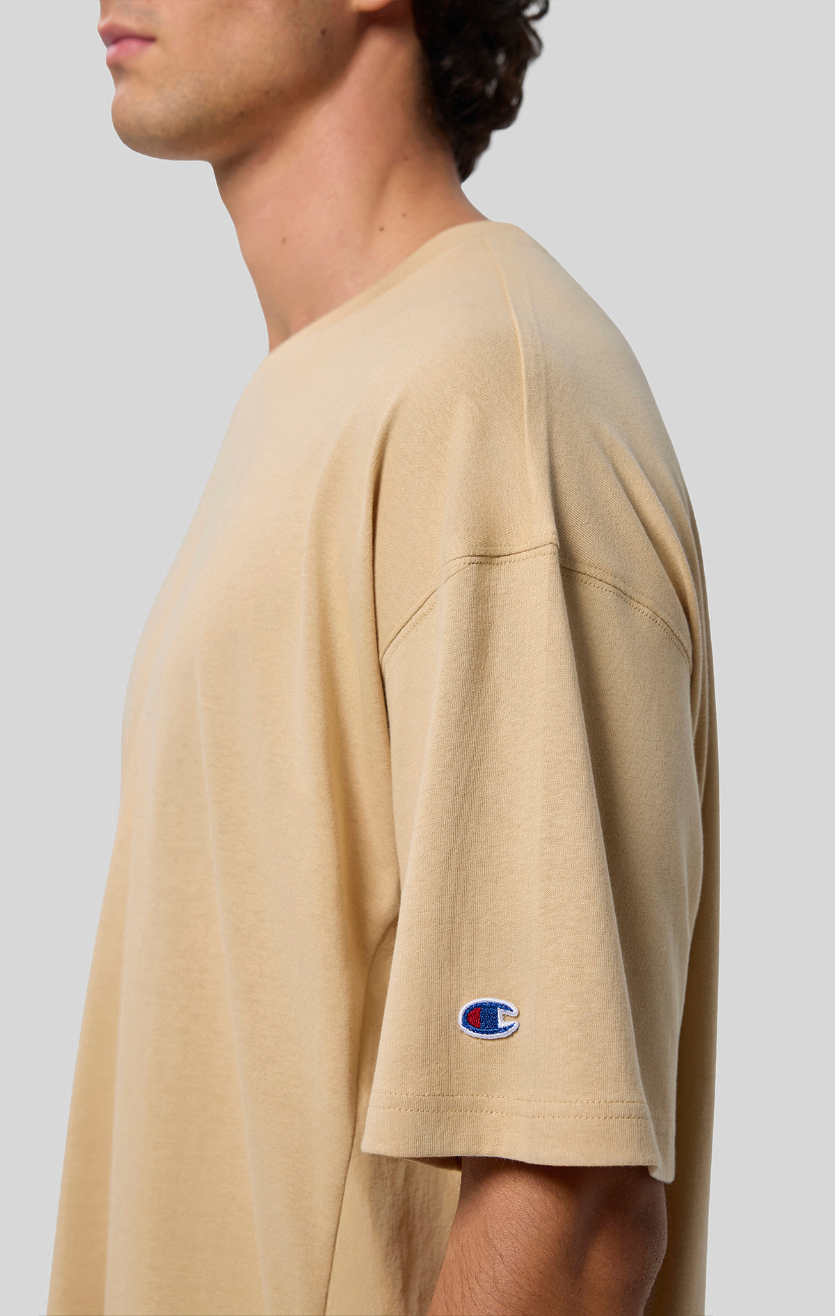 Desert Trip Erkek Kahverengi Loose Fit SS Tee | Champion Türkiye