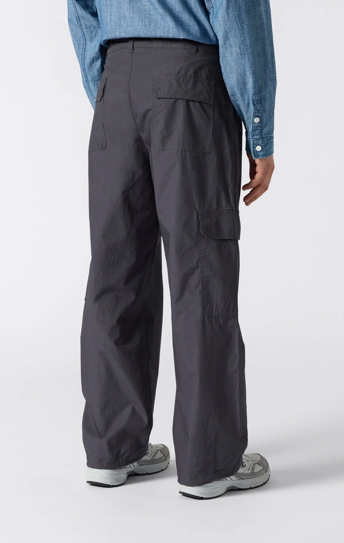 Desert Trip Erkek Gri Loose Fit Woven Cargo Pants | Champion Türkiye