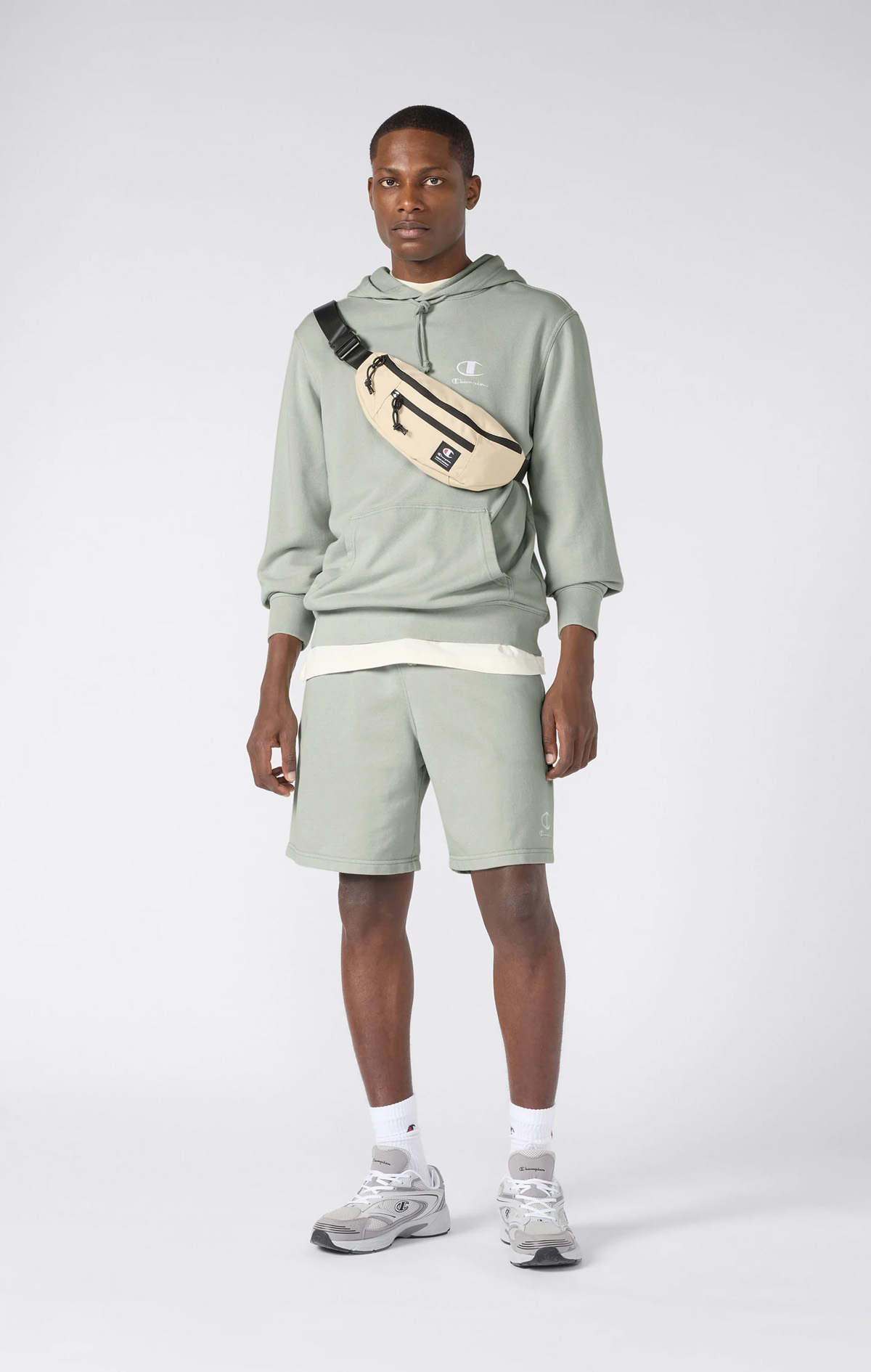 Icons Plush Wash Erkek Yeşil Standard Fit Shorts | Champion Türkiye