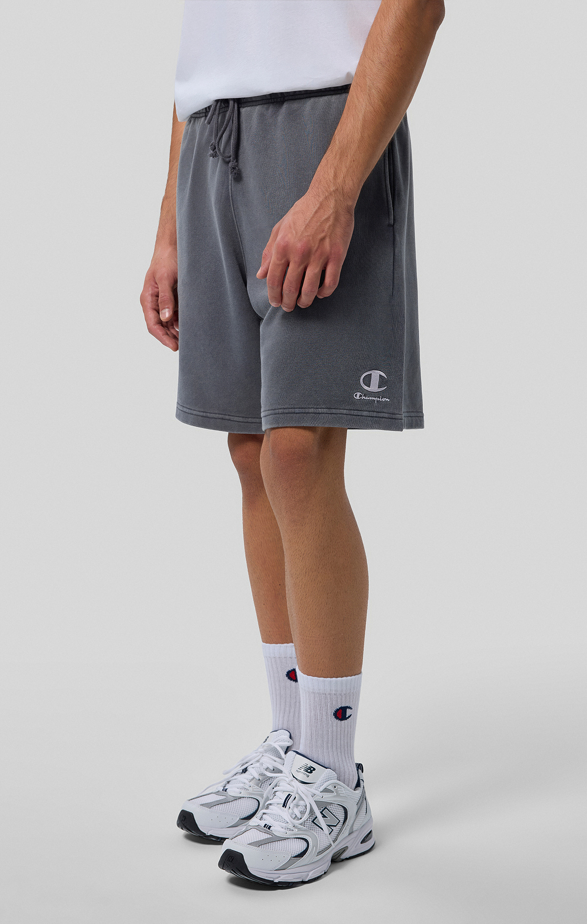 Icons Plush Wash Erkek Mor Standard Fit Shorts | Champion Türkiye