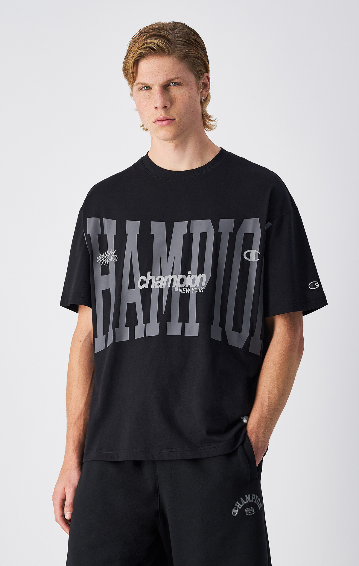 Siyah SS Tee | Champion Türkiye