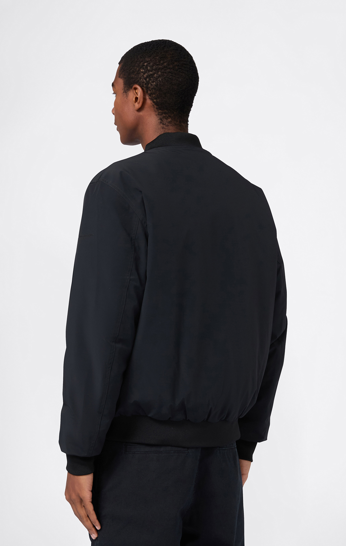 Outdoor Erkek Siyah Bomber Jacket | Champion Türkiye