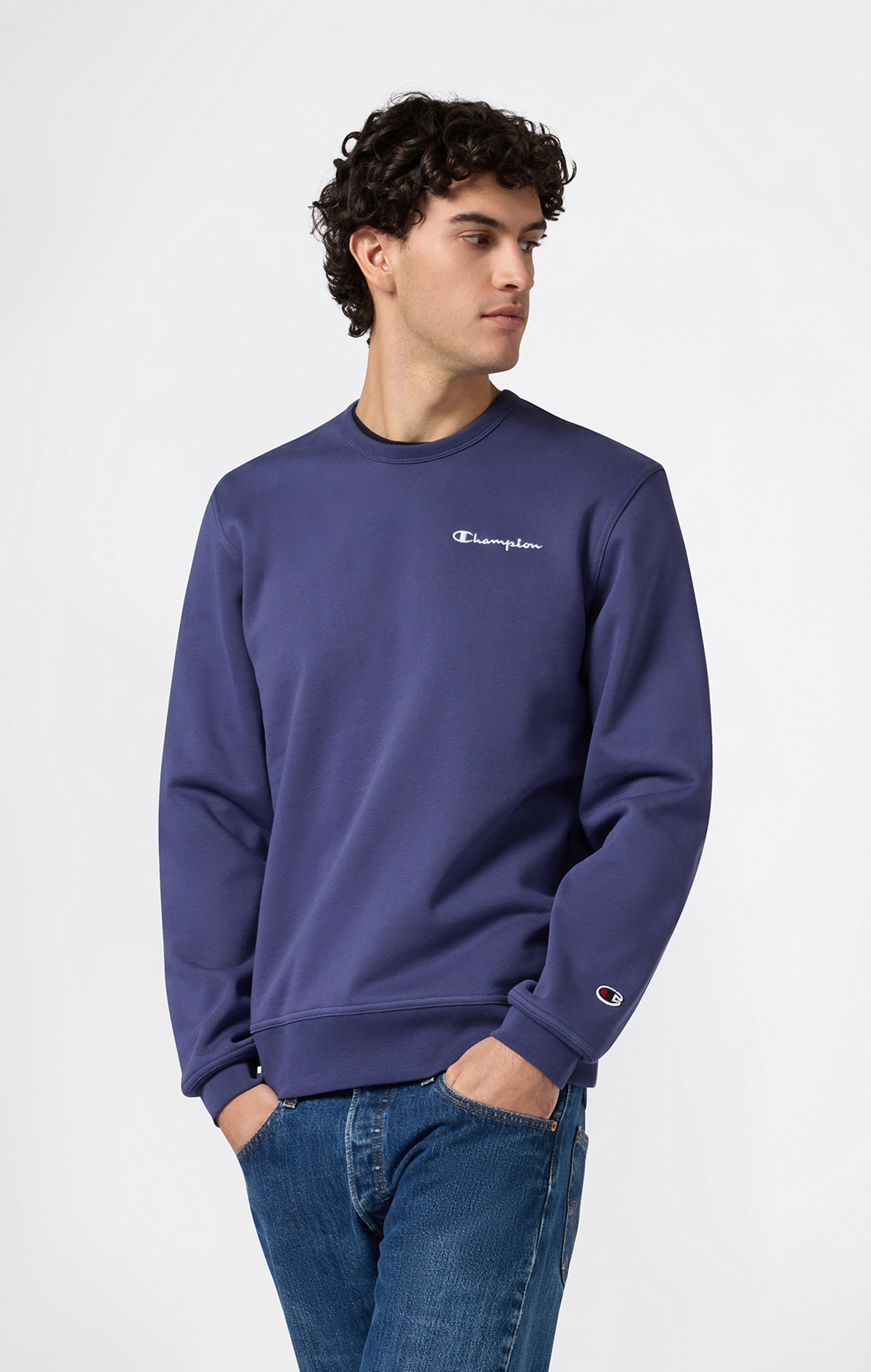 Mavi Crewneck Sweatshirt | Champion Türkiye