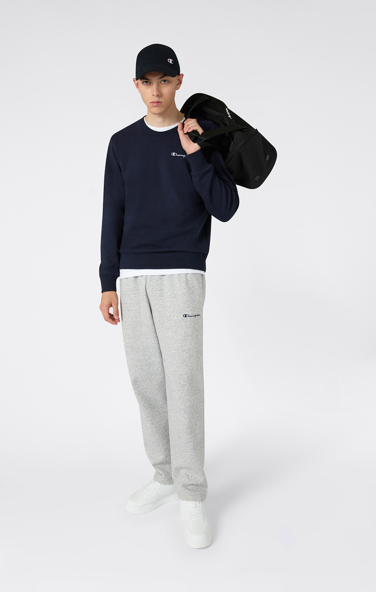 Erkek Lacivert Crewneck Sweatshirt | Champion Türkiye
