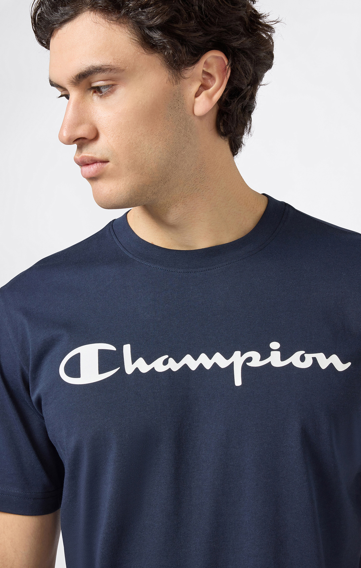 Script Shop Erkek Lacivert Standard Fit Short-Sleeve Tee