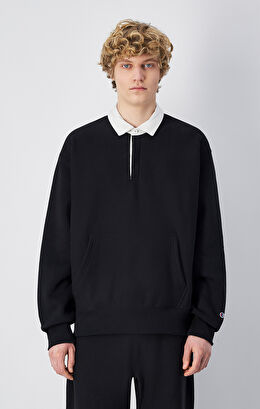 Polo Neck Sweatshirt