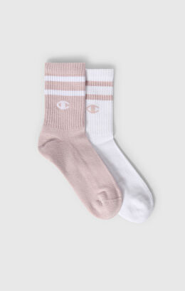 2pk Short Crew Socks